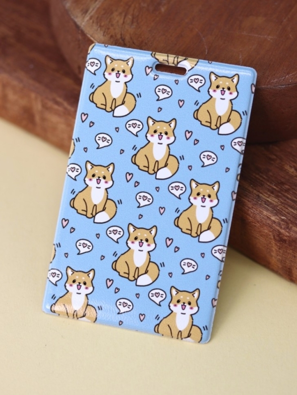 Держатель для карт Аниме "Много лис" (6,5 х 10,4 см)