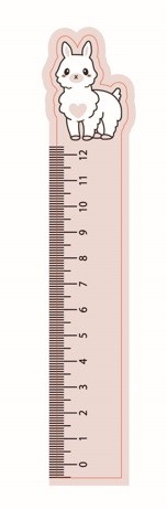 Линейка ECO из дерева Аниме «Lama» 