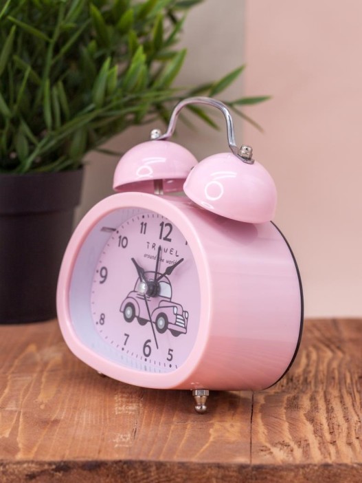 Часы-будильник &quot;Transport&quot;, pink 