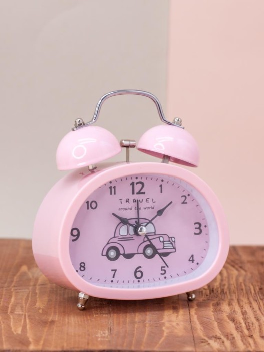 Часы-будильник &quot;Transport&quot;, pink 