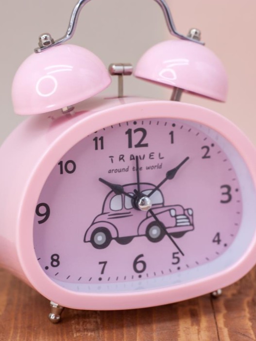 Часы-будильник &quot;Transport&quot;, pink 