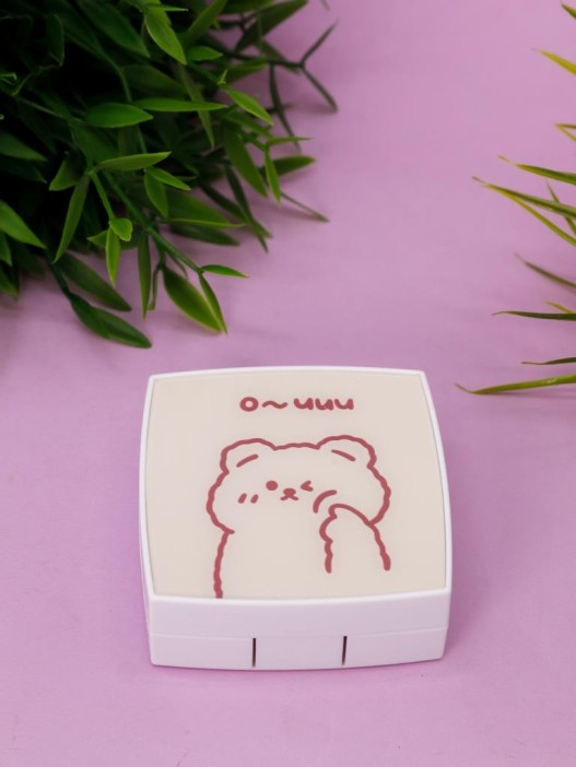 Контейнер для линз «Cute bear», beige 