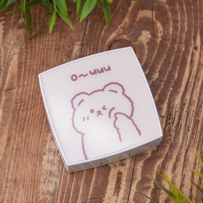Контейнер для линз «Cute bear», beige 