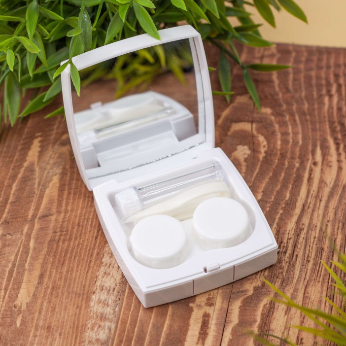 Контейнер для линз «Cute bear», beige 