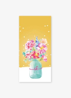 Набор конвертов для денег 5 шт. «Цветы», 16.5*8 см