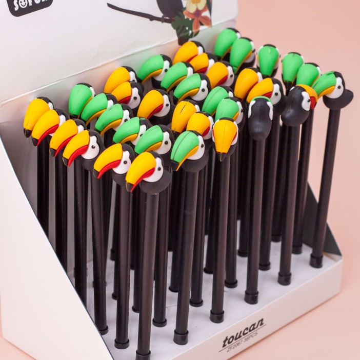 Ручка &quot;Toucan&quot; mix, шоубокс 36 шт. 
