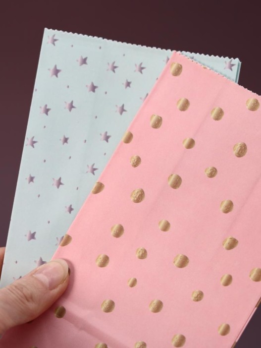 Набор подарочных пакетов+наклейки (6 шт.) &quot;For you&quot;, 18*9*5.5 