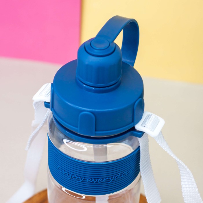 Бутылка спортивная "ENJOY EVERYDAY", blue 600 мл. 