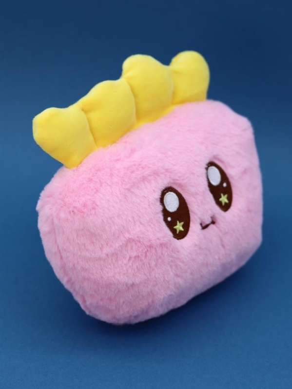 Мягкая игрушка "Милое растение", розовая, 17 см