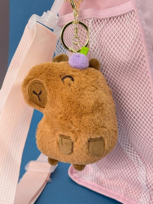 Мягкая игрушка - брелок &quot;Сapybara fruit&quot;, mix, 13 см 