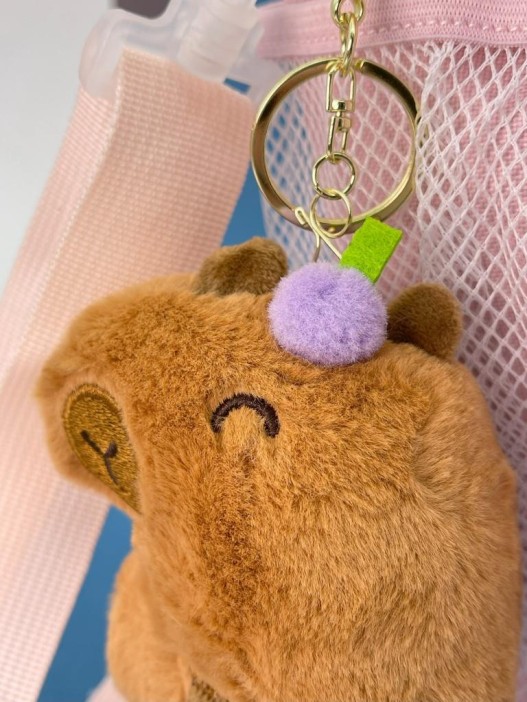 Мягкая игрушка - брелок &quot;Сapybara fruit&quot;, mix, 13 см 