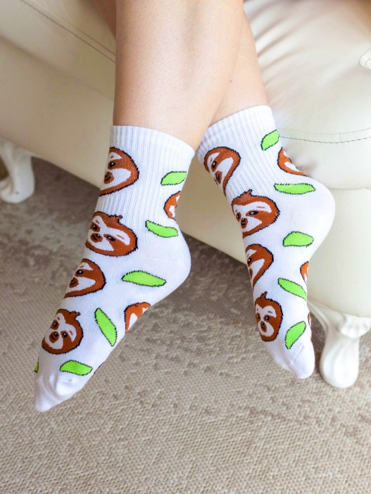 Носки женские &quot;Cute sloth&quot;, р. 35-40 