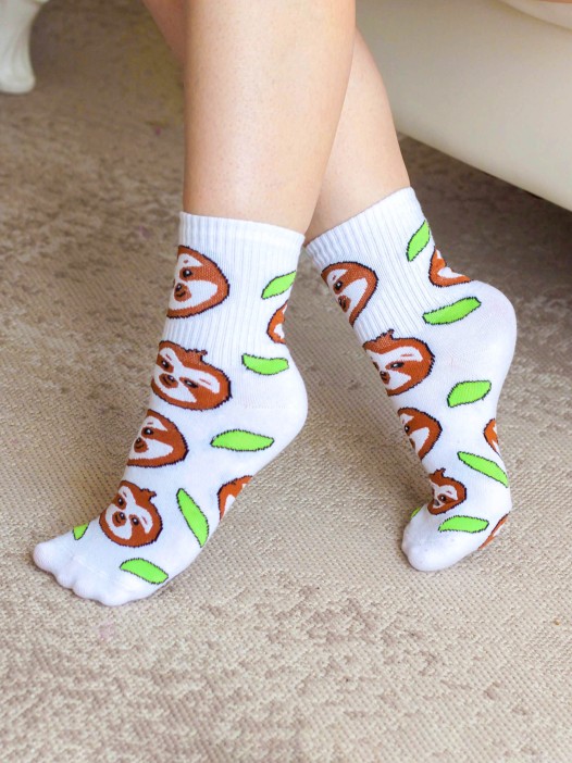 Носки женские &quot;Cute sloth&quot;, р. 35-40 