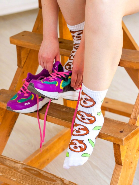 Носки женские &quot;Cute sloth&quot;, р. 35-40 