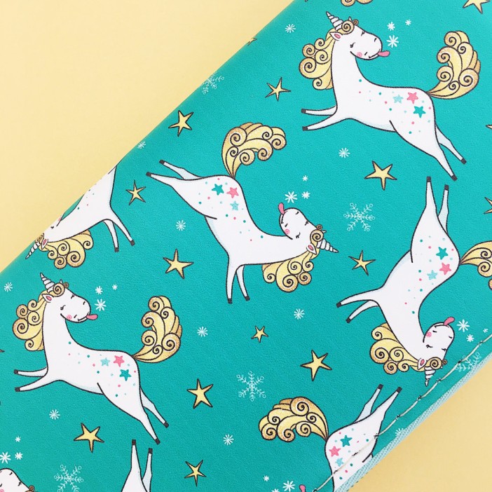 Кошелёк &quot;Забавный единорожек&quot; green 