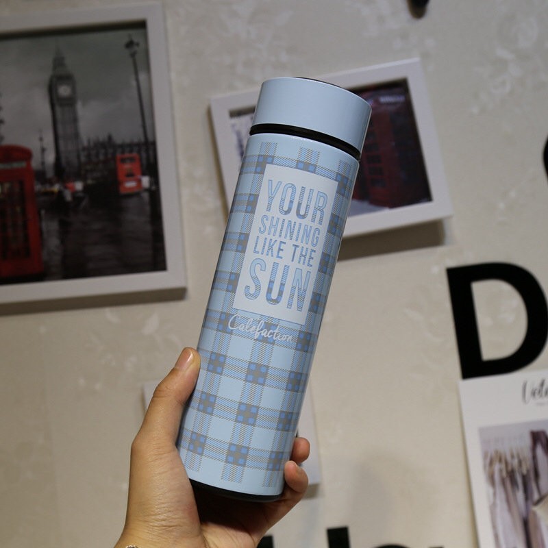 M-2729W Термос "Your shining like the sun", blue (400ml)