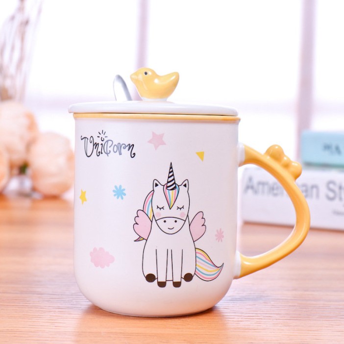 Кружка &quot;Единорог&quot;, yellow (400ml) 