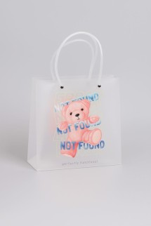 Пакет подарочный прозрачный «Bear», not found (22*21,5*10)