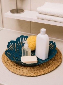 Корзина "Leaves", blue