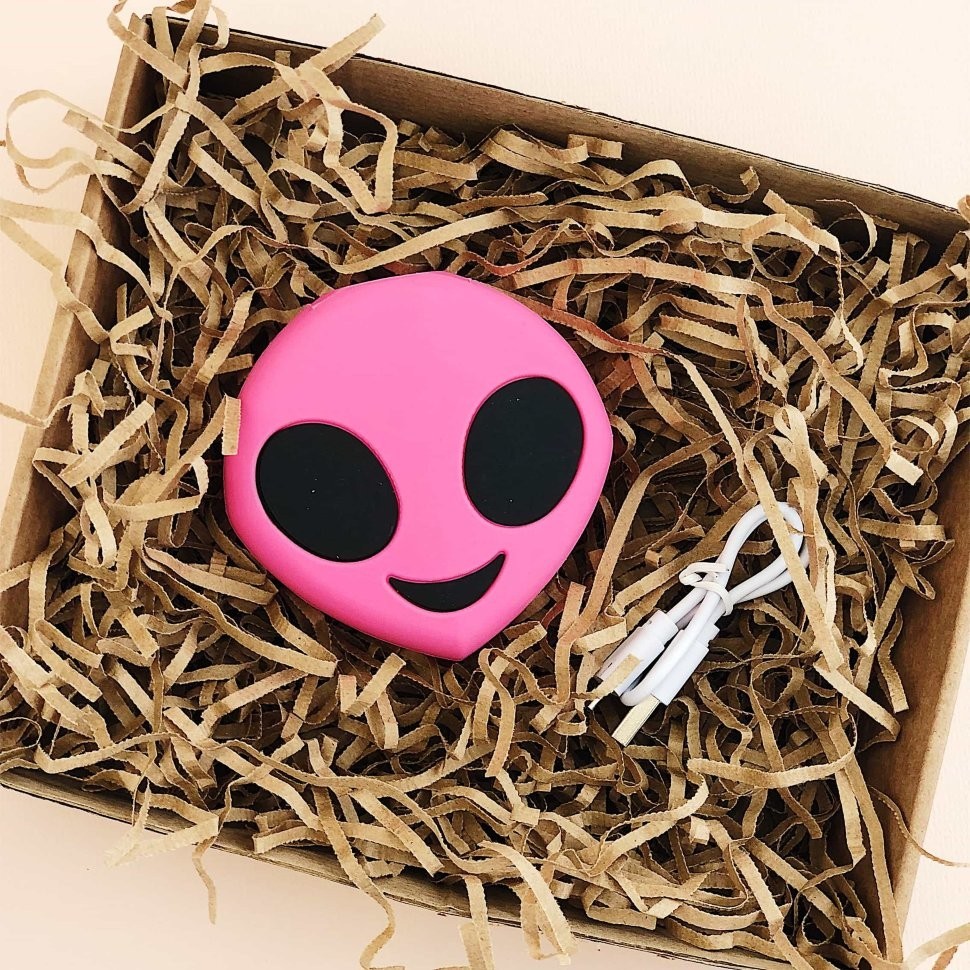 Портативное зарядное устройство Power Bank "Emoji", purple