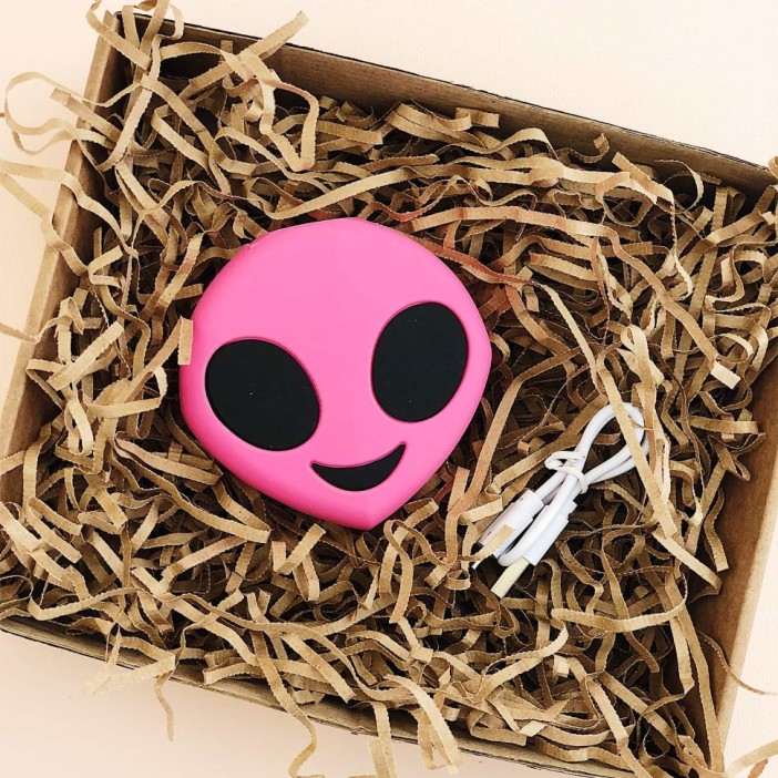 Портативное зарядное устройство Power Bank "Emoji", purple 