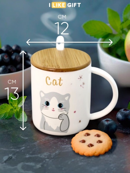 Кружка «lovely kitten», open eyes 