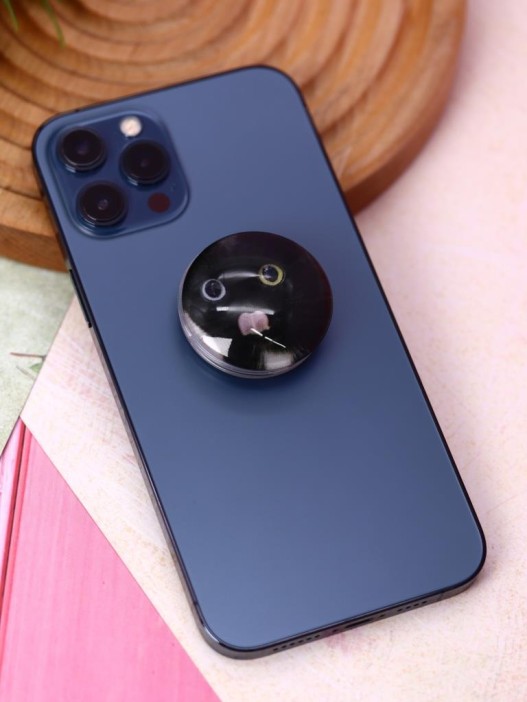 Попсокет iLikeGift "Cat grimacing", black 