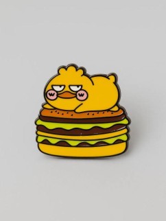 Значок металлический iLikeGift &quot;Duck Burger&quot;