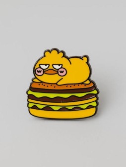 Значок металлический iLikeGift "Duck Burger"