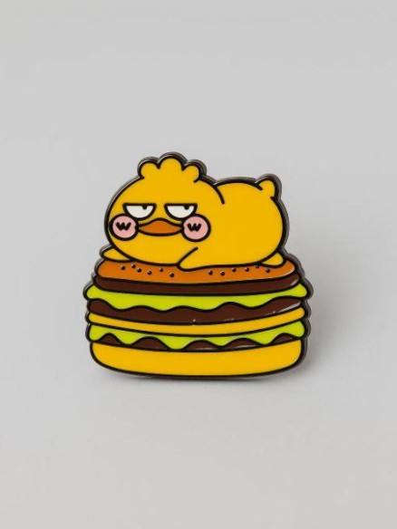 Значок металлический iLikeGift "Duck Burger"