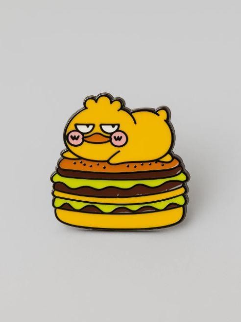 Значок металлический iLikeGift &quot;Duck Burger&quot; 