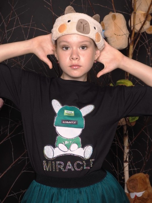 Повязка на голову &quot;Capybara&quot;, brown 