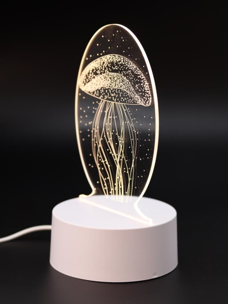 Ночник iLikeGift "Медуза" светодиодный, USB (9х19 см)
