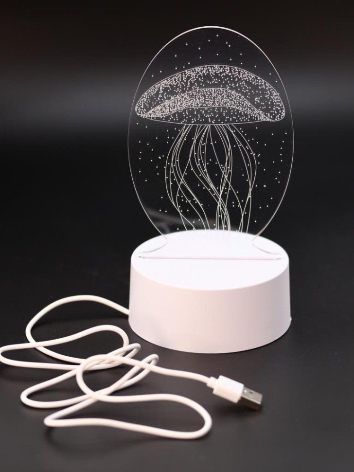 Ночник iLikeGift "Медуза" светодиодный, USB (9х19 см)