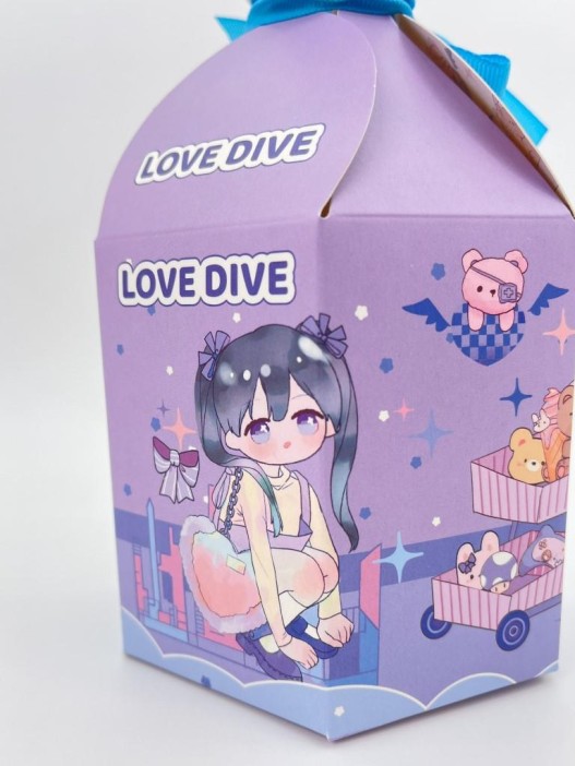 Набор подарочных самосборных коробок 12 шт. &quot;Anime&quot;, mix (9.5*9.5*19) 