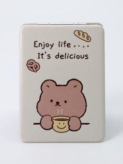 Зеркало "Enjoy life", yellow