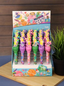 Ручка с поворотным механизмом "Colorful unicorn", mix, шоу-бокс 36 шт.