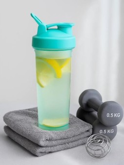 Спортивный шейкер "Beautiful life", green (600 ml)