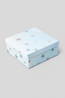 Подарочная коробка «Starry sky», blue (15*15*6.5)