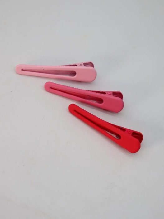 Набор зажимов для волос GIRLY 3 шт. "Classic", pink 