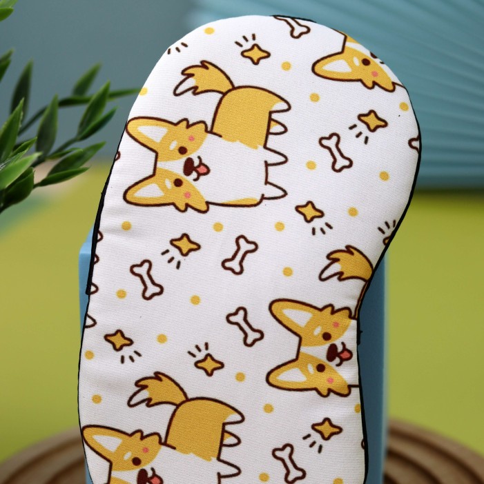 Маска для сна "Friendly corgis" 