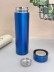 Термос с датчиком температуры «Metallic», matte blue (500 ml) 