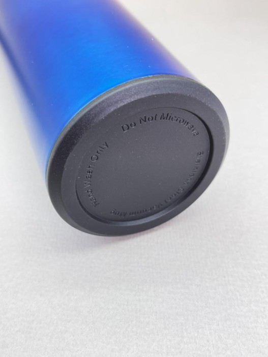 Термос с датчиком температуры «Metallic», matte blue (500 ml) 