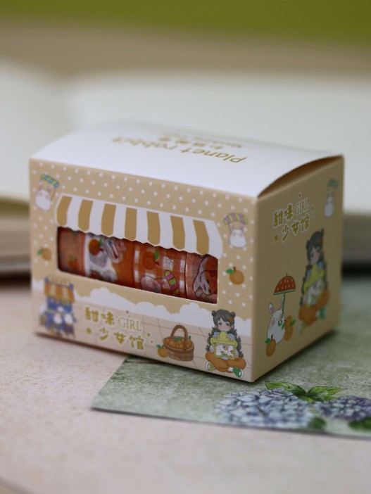 Набор декоративного скотча «Сity rabbit», orange 