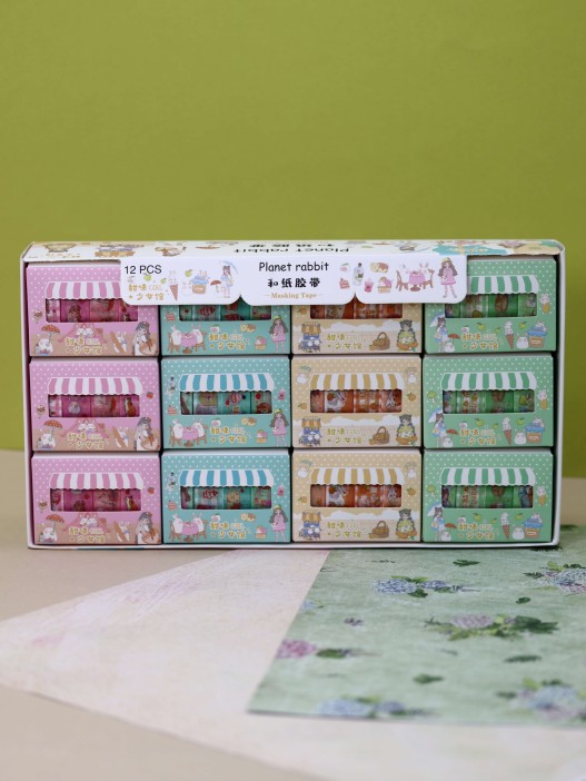 Набор декоративного скотча «Сity rabbit», orange 