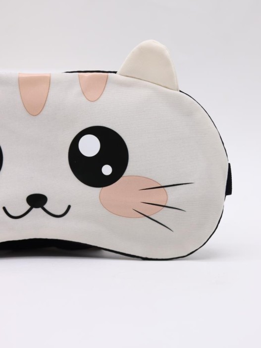 Маска для сна гелевая &quot;Pretty face&quot;, cat-peach 