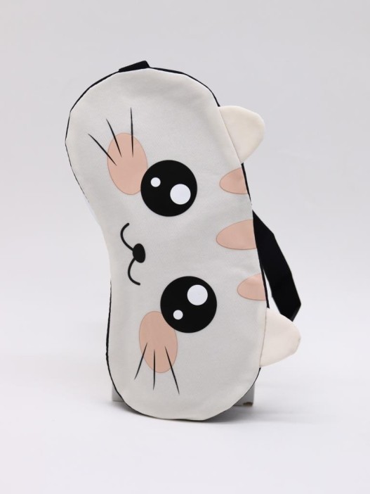 Маска для сна гелевая &quot;Pretty face&quot;, cat-peach 