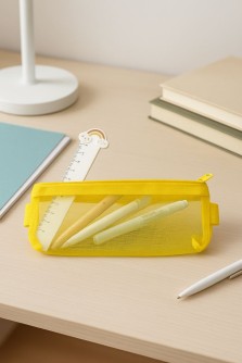 Пенал "Color net", yellow (9*21 см)