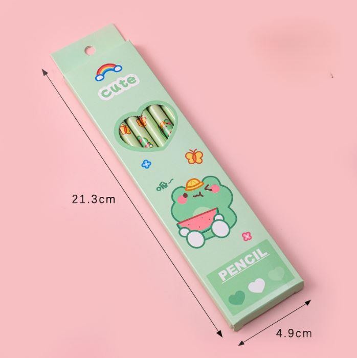 Набор простых карандашей "Frog adventures", 6 шт 