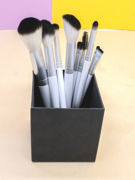 Набор кистей для макияжа &quot;Black and White&quot;, 9 кистей 